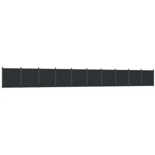 Zaunelement Grau 1737x186 cm WPC - Grau