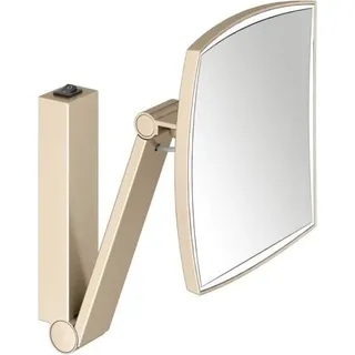 Keuco Kosmetikspiegel iLook_move 200 x 200 mm, beleuchtet Bronze gebürstet 17613039004