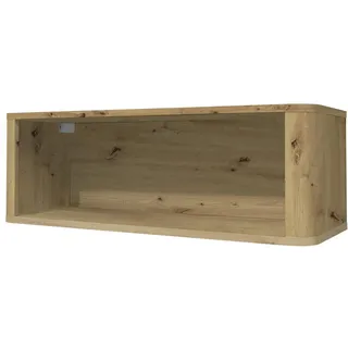 Wandregal , Eiche Artisan , Holzwerkstoff , 90x31x32 cm , DIN EN ISO 9001 , Beimöbel erhältlich, hängend , Wohnzimmer, Regale, Wandregale