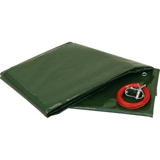 weinmann gmbh | trend pool Winterabdeckplane Grün/Schwarz Rund 350-360 cm