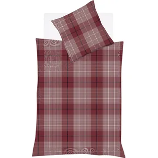 FLEURESSE Lech Karo Rot 200 x 200 cm + 2 x 80 x 80 cm