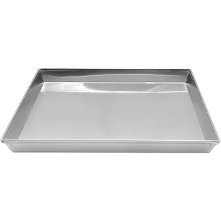 Pentole Agnelli Teglia Rettangolare Aluminium 35 x 28 cm