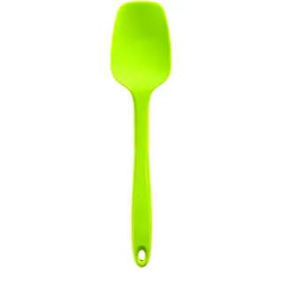 Kochblume Flexlöffel S |Premium-Silikon & BPA frei| Hitzbeständig | Spülmaschinenfest | 20cm | Farbe: limette