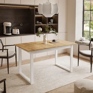 lookway ARTON II 140 x 77 x 80 cm Eiche gold/weiß