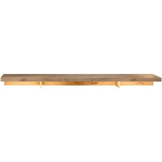 Stylife Tv-Aufsatz , Eichefarben , Holzwerkstoff , 200x15x40 cm , Kabelkanal , Holzmöbel, Wohnwände Holz, Wohnwand Serien Holz