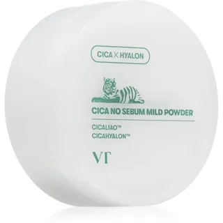 VT COSMETICS Cica No-Sebum Mild Powder Mattierender Puder zum Fixieren mit feuchtigkeitsspendender Wirkung 5 g