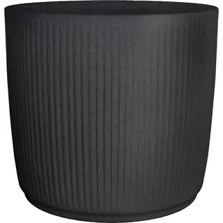Scheurich Pflanzgefäß Linetto Ø 46,6 cm Stony Black