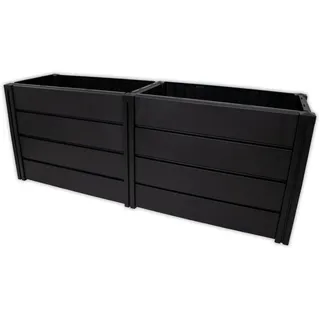 KHW Demeter XL - schmal 158 x 44 x 61 cm Grau