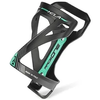 RACE ONE Bottle Holder KELA in Polycarbonate Black/Sky Blue - Lateral