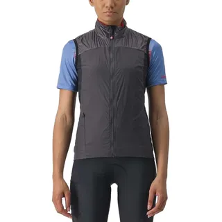 CASTELLI 4523094-923 UNLIMITED W PUFFY VEST Sports vest Women's Dunkelgrau/rot L