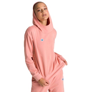 Arena Damen Hoodie Icons Team Kapuzenpullover, Triple Powder pink, M