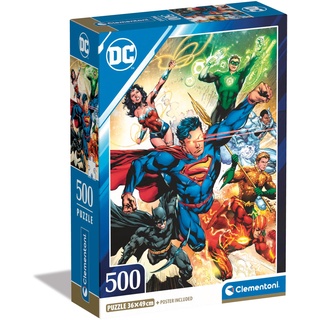 CLEMENTONI DC Comics Puzzle 500 Teile