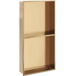 Duschnische Golden Gebürstet 32x62x9 cm Edelstahl - Gold