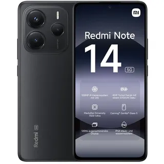Xiaomi Redmi Note 14 5G 8 GB RAM 256 GB Midnight Black