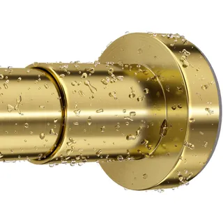 zyrw Duschvorhangstange 91,4-213,4 cm gold