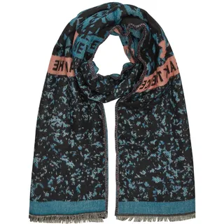 s.Oliver Schal Scarf Petrol Multicolore blau violett - Blau, Violett, Lila, Braun