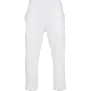 Build Your Brand Basic BB002 | Basic Sweatpants Regular Fit / Jogging Hose Uni - Farbe: White - Größe: 3XL - Weiß