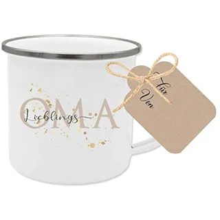 Manufaktur Liebevoll Tasse „Lieblingsoma - Besonderes Geschenk für die Oma - Geschenkidee als Dankeschön, zum Geburtstag u.v.m.