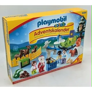 PLAYMOBIL 9391 1.2.3 Adventskalender "Waldweihnacht der Tiere"