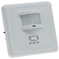 PIR-Bewegungsmelder 160° für mehr Sicherheit, Komfort, Energieeffizienz, Überwachung. LED geeignet, 3-Draht Technik, Unterputz, weiß, IP 20