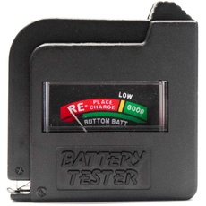 Universeller Batterietester für Batterien von 1,5 bis 9 V, Messung mit 3 Bändern Replace-Low-Good
