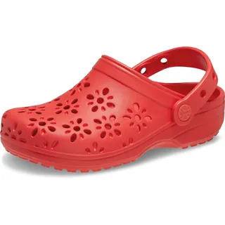 Crocs Classic Floral Cut Out Clog Rot 33