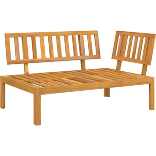 vidaXL Garten-Ecksofa aus Paletten Massivholz Akazie - Braun