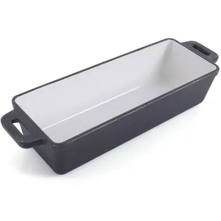 Echtwerk Brotback/Auflaufform 9,20 x 36,70 x 14,90 cm Schwarz