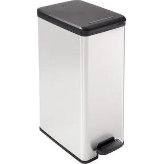 Curver Slim Bin 40 l Silber