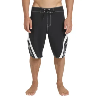 Boardshorts BILLABONG "Fluid 2K Pro", Herren, Gr. 31SM, schwarz, Obermaterial: 72% Microfaser, 20% Walkfrottier, 8% Elasthan;, Hosen Boardshorts