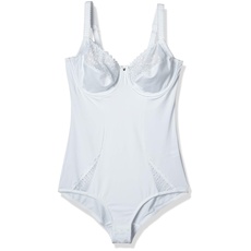 Sassa Damen Formender Body Body 989, Gr. 44 (Herstellergröße: 90C), Weiß (Weiß 100)