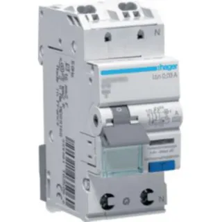 Hager Fehlerstrom-Leitungsschutzschalter 1P+N 6kA B-16A 30mA Typ A QuickConnect (ADS916D)