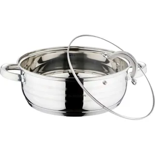 Bräter Topf mit Deckel Edelstahl 32 cm Gourmet Line BLAUMANN BL-1005 - Silber