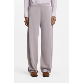 Jogginghose BOSS ORANGE "Eluxey Premium Damenmode", Damen, Gr. S (36), N-Gr, open lila 540, Sweatware, Obermaterial: 52% Modal, 46% Polyester, 2% Elasthan, unifarben, relaxed fit lang, Hosen Jogginghose, Balloon Fit
