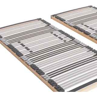 AM Qualitätsmatratzen 7-Zonen Lattenrost starr 200 x 200 cm