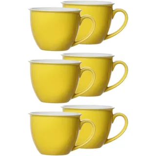 Ritzenhoff & Breker Jumbotassen Doppio 0,35 l Gelb 6 St.