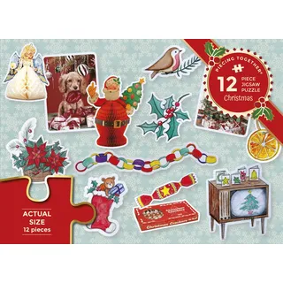 Gibsons Weihnachts-Puzzle - 12 XXL Teile - Kinderlegespiel