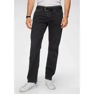 Camp David Loose-fit-Jeans »CO:NO« mit markanten Nähten und Stretch, schwarz