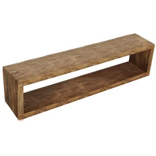 SIT Möbel Wandregal 80 x 20 x 15 cm Braun