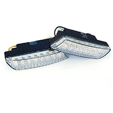 BLUETECH Ultra kleine universale LED Tagfahrleuchten/Tagfahrlichter mit 16 SMD LEDs R87 Modul E-Prüfzeichen & Dimmfunktion