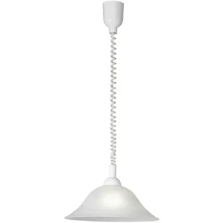 Eglo Hängeleuchte , Weiß , Kunststoff, Glas , oval , 110 cm , Lampen & Leuchten, Innenbeleuchtung, Hängeleuchten, Pendelleuchten