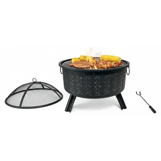 Feuerschale mit Grillrost - Kochen und Sicherheit im Freien