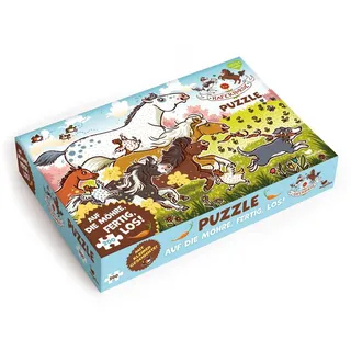 Magellan 4385 Die Haferhorde - Auf die Möhre, fertig, los! (Puzzle)