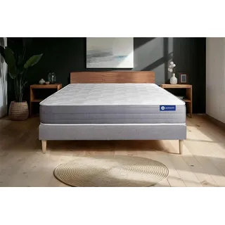 Matratzen- und Lattenrost-Set 90x200 cm - Actiflex Dream - Grau