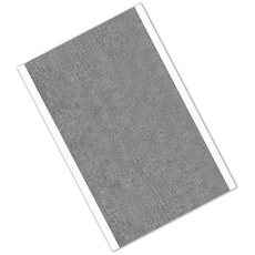 TapeCase 3311 7,1 cm x 12,7 cm - 25 Silber Aluminium Folie/Gummi Klebeband, umgewandelt von 3M 3311, 0,0036" Dicke, 12,7 cm Länge, 7,1 cm Breite,