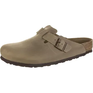 Birkenstock Boston Nubukleder Braun 41