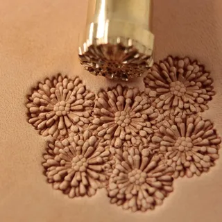 Aster Lederstempel, Blumendesign, zum Stanzen, Schnitzen, Werkzeuge, Handwerk, Lederwaren