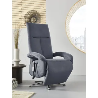 sit&more TV-Sessel Tycoon Polyester 74 x 112 x 82 cm grau elektrisch