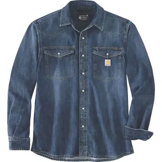 Carhartt Montana Denim Relaxed LS Shirt wyatt (HK3) XL REG
