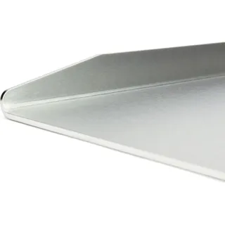 Edelstahl Grillplatte - Plancha 43,5 x 33cm - für Broil King Baron - Silber